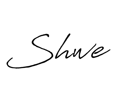 Also we have Shwe name is the best signature style. Create professional handwritten signature collection using Antro_Vectra_Bolder autograph style. Shwe signature style 7 images and pictures png