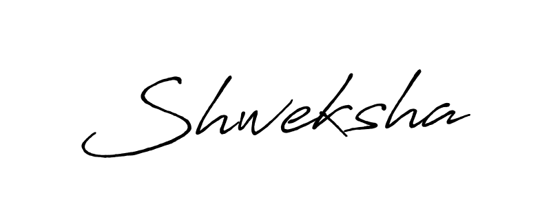 Design your own signature with our free online signature maker. With this signature software, you can create a handwritten (Antro_Vectra_Bolder) signature for name Shweksha. Shweksha signature style 7 images and pictures png