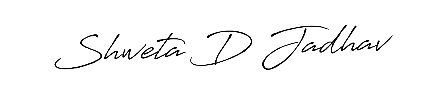 if you are searching for the best signature style for your name Shweta D Jadhav. so please give up your signature search. here we have designed multiple signature styles  using Antro_Vectra_Bolder. Shweta D Jadhav signature style 7 images and pictures png