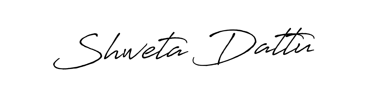 Antro_Vectra_Bolder is a professional signature style that is perfect for those who want to add a touch of class to their signature. It is also a great choice for those who want to make their signature more unique. Get Shweta Dattu name to fancy signature for free. Shweta Dattu signature style 7 images and pictures png