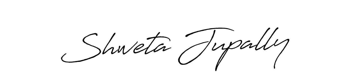 This is the best signature style for the Shweta Jupally name. Also you like these signature font (Antro_Vectra_Bolder). Mix name signature. Shweta Jupally signature style 7 images and pictures png