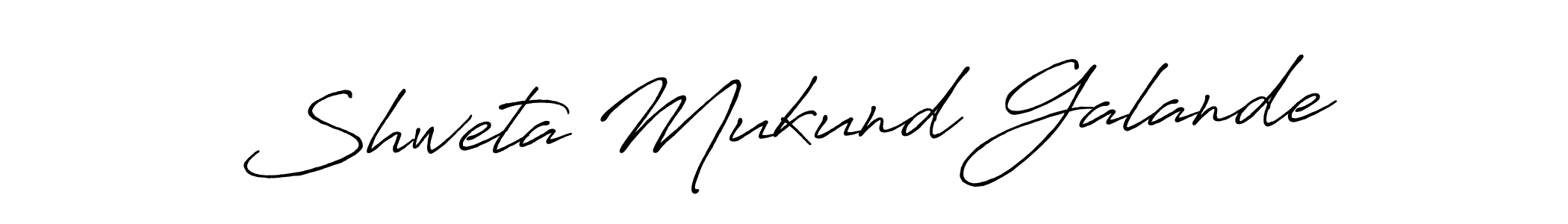 It looks lik you need a new signature style for name Shweta Mukund Galande. Design unique handwritten (Antro_Vectra_Bolder) signature with our free signature maker in just a few clicks. Shweta Mukund Galande signature style 7 images and pictures png