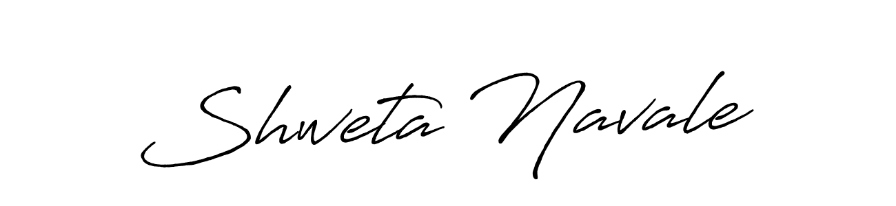 Also we have Shweta Navale name is the best signature style. Create professional handwritten signature collection using Antro_Vectra_Bolder autograph style. Shweta Navale signature style 7 images and pictures png