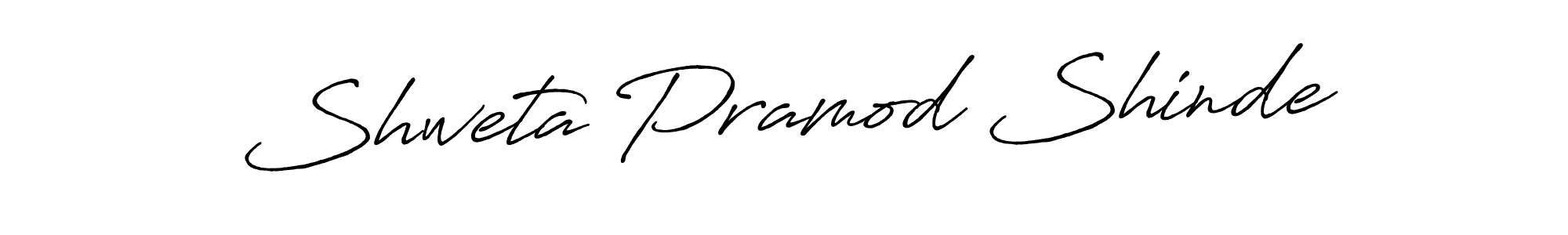 Use a signature maker to create a handwritten signature online. With this signature software, you can design (Antro_Vectra_Bolder) your own signature for name Shweta Pramod Shinde. Shweta Pramod Shinde signature style 7 images and pictures png