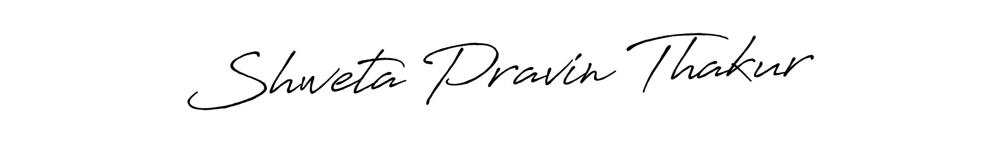 Make a beautiful signature design for name Shweta Pravin Thakur. With this signature (Antro_Vectra_Bolder) style, you can create a handwritten signature for free. Shweta Pravin Thakur signature style 7 images and pictures png