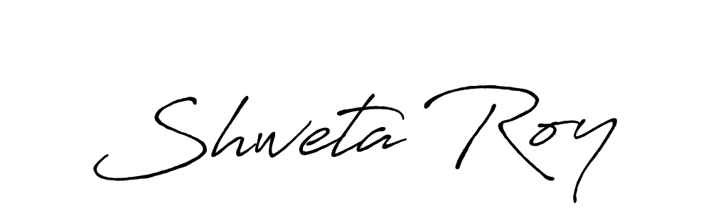 Shweta Roy stylish signature style. Best Handwritten Sign (Antro_Vectra_Bolder) for my name. Handwritten Signature Collection Ideas for my name Shweta Roy. Shweta Roy signature style 7 images and pictures png