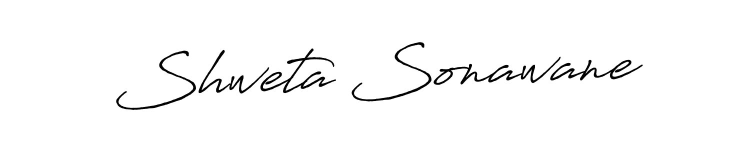 Design your own signature with our free online signature maker. With this signature software, you can create a handwritten (Antro_Vectra_Bolder) signature for name Shweta Sonawane. Shweta Sonawane signature style 7 images and pictures png