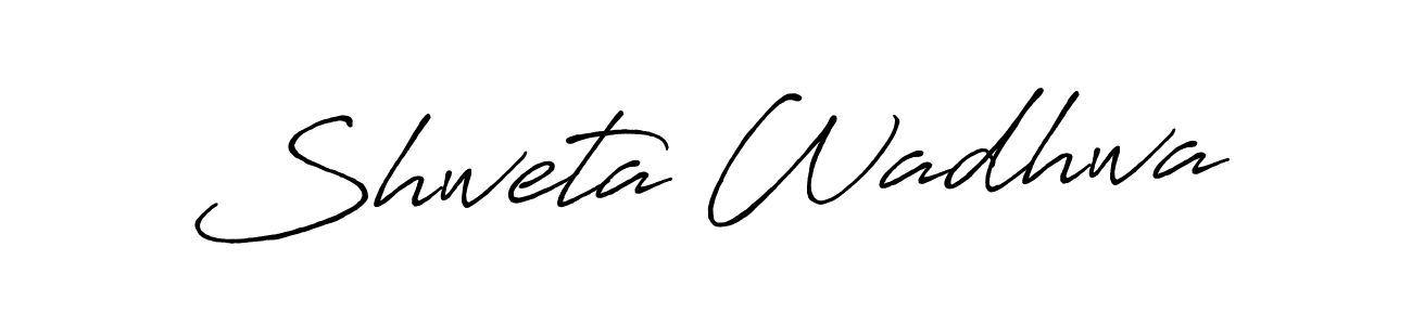 You should practise on your own different ways (Antro_Vectra_Bolder) to write your name (Shweta Wadhwa) in signature. don't let someone else do it for you. Shweta Wadhwa signature style 7 images and pictures png