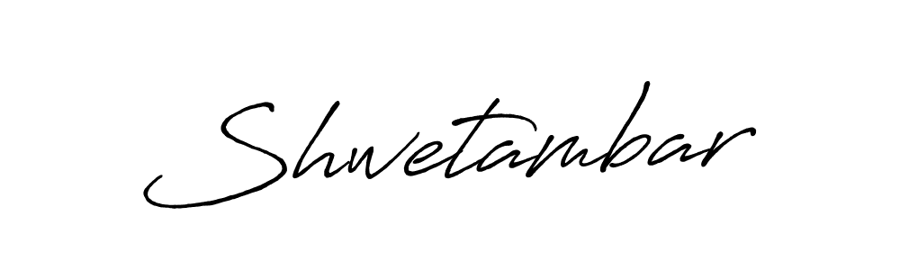 Use a signature maker to create a handwritten signature online. With this signature software, you can design (Antro_Vectra_Bolder) your own signature for name Shwetambar. Shwetambar signature style 7 images and pictures png