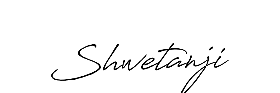 Shwetanji stylish signature style. Best Handwritten Sign (Antro_Vectra_Bolder) for my name. Handwritten Signature Collection Ideas for my name Shwetanji. Shwetanji signature style 7 images and pictures png