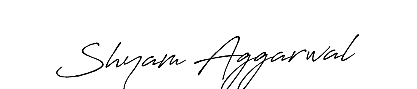 Design your own signature with our free online signature maker. With this signature software, you can create a handwritten (Antro_Vectra_Bolder) signature for name Shyam Aggarwal. Shyam Aggarwal signature style 7 images and pictures png