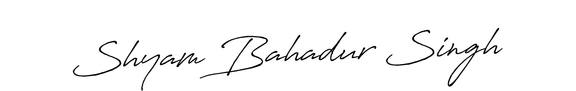 It looks lik you need a new signature style for name Shyam Bahadur Singh. Design unique handwritten (Antro_Vectra_Bolder) signature with our free signature maker in just a few clicks. Shyam Bahadur Singh signature style 7 images and pictures png
