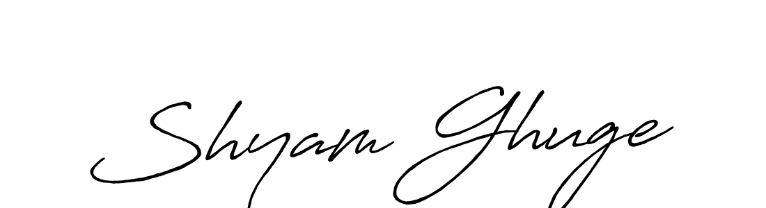 Make a short Shyam Ghuge signature style. Manage your documents anywhere anytime using Antro_Vectra_Bolder. Create and add eSignatures, submit forms, share and send files easily. Shyam Ghuge signature style 7 images and pictures png