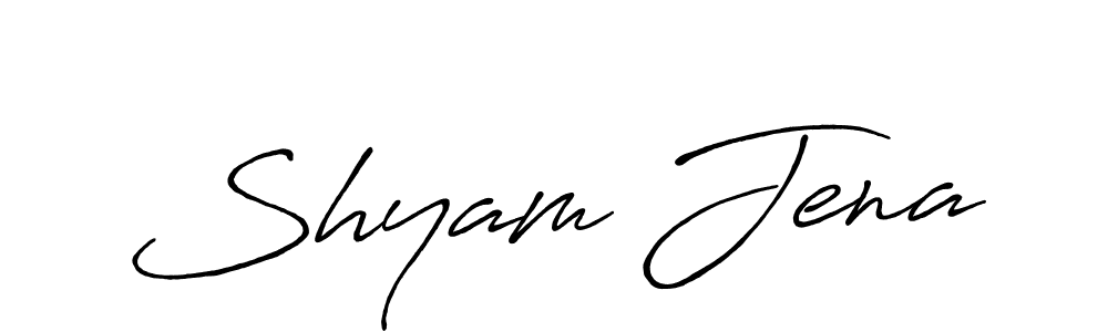 You should practise on your own different ways (Antro_Vectra_Bolder) to write your name (Shyam Jena) in signature. don't let someone else do it for you. Shyam Jena signature style 7 images and pictures png