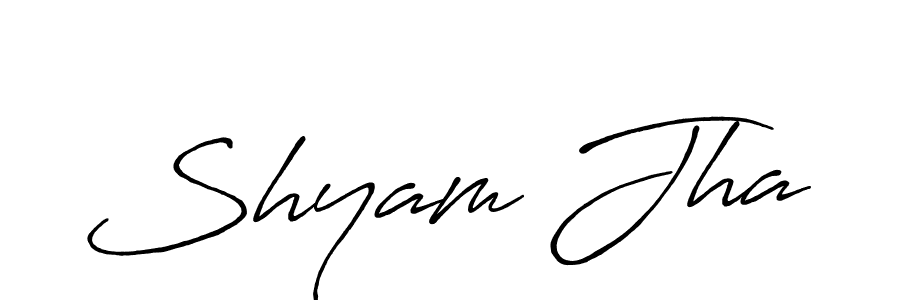 You can use this online signature creator to create a handwritten signature for the name Shyam Jha. This is the best online autograph maker. Shyam Jha signature style 7 images and pictures png