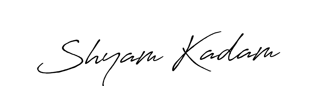 The best way (Antro_Vectra_Bolder) to make a short signature is to pick only two or three words in your name. The name Shyam Kadam include a total of six letters. For converting this name. Shyam Kadam signature style 7 images and pictures png