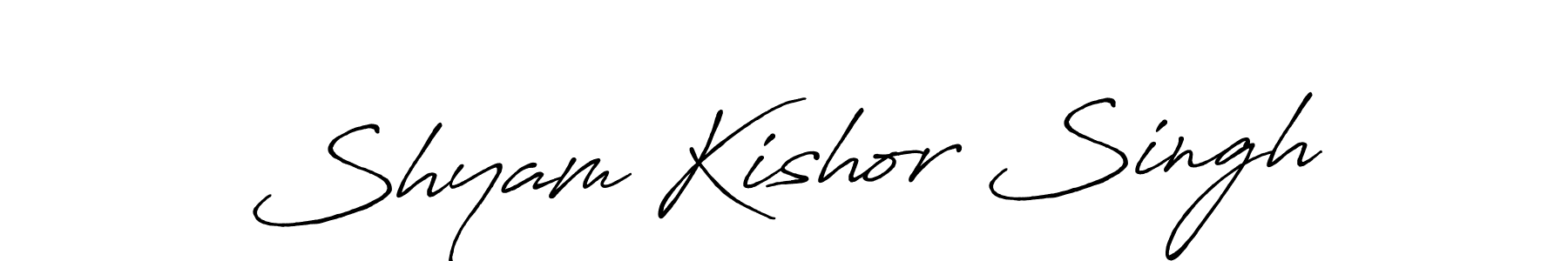 This is the best signature style for the Shyam Kishor Singh name. Also you like these signature font (Antro_Vectra_Bolder). Mix name signature. Shyam Kishor Singh signature style 7 images and pictures png