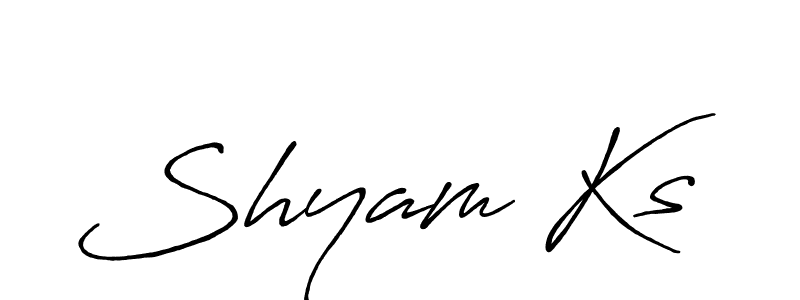 Also You can easily find your signature by using the search form. We will create Shyam Ks name handwritten signature images for you free of cost using Antro_Vectra_Bolder sign style. Shyam Ks signature style 7 images and pictures png