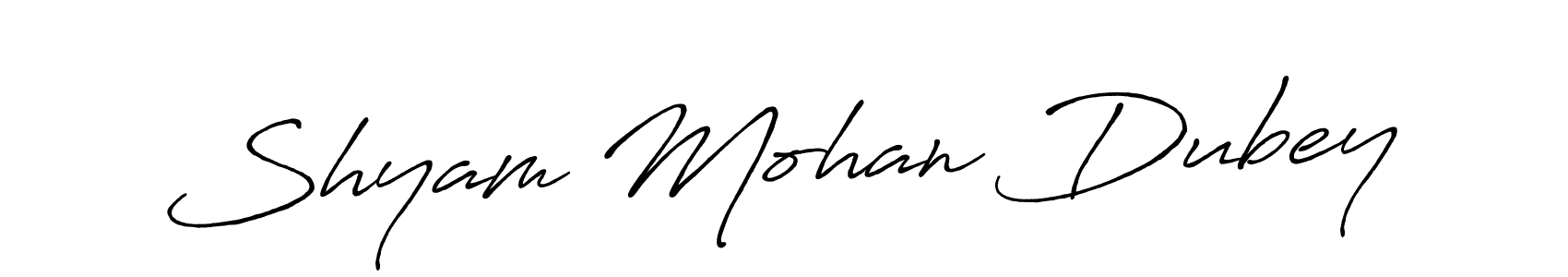 Also You can easily find your signature by using the search form. We will create Shyam Mohan Dubey name handwritten signature images for you free of cost using Antro_Vectra_Bolder sign style. Shyam Mohan Dubey signature style 7 images and pictures png