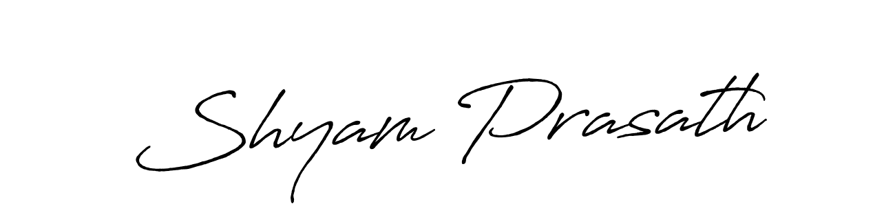 This is the best signature style for the Shyam Prasath name. Also you like these signature font (Antro_Vectra_Bolder). Mix name signature. Shyam Prasath signature style 7 images and pictures png