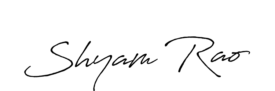 The best way (Antro_Vectra_Bolder) to make a short signature is to pick only two or three words in your name. The name Shyam Rao include a total of six letters. For converting this name. Shyam Rao signature style 7 images and pictures png