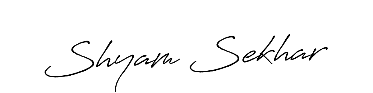 Design your own signature with our free online signature maker. With this signature software, you can create a handwritten (Antro_Vectra_Bolder) signature for name Shyam Sekhar. Shyam Sekhar signature style 7 images and pictures png