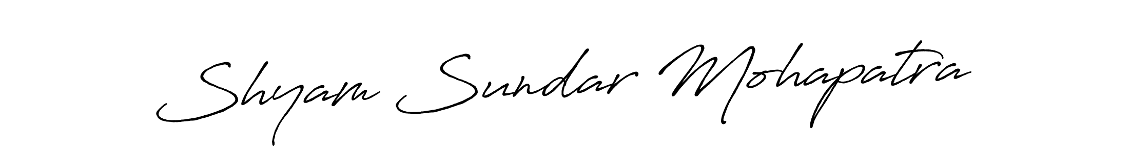 Shyam Sundar Mohapatra stylish signature style. Best Handwritten Sign (Antro_Vectra_Bolder) for my name. Handwritten Signature Collection Ideas for my name Shyam Sundar Mohapatra. Shyam Sundar Mohapatra signature style 7 images and pictures png