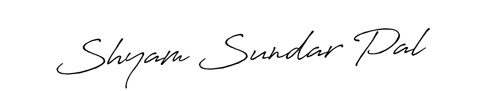 Shyam Sundar Pal stylish signature style. Best Handwritten Sign (Antro_Vectra_Bolder) for my name. Handwritten Signature Collection Ideas for my name Shyam Sundar Pal. Shyam Sundar Pal signature style 7 images and pictures png