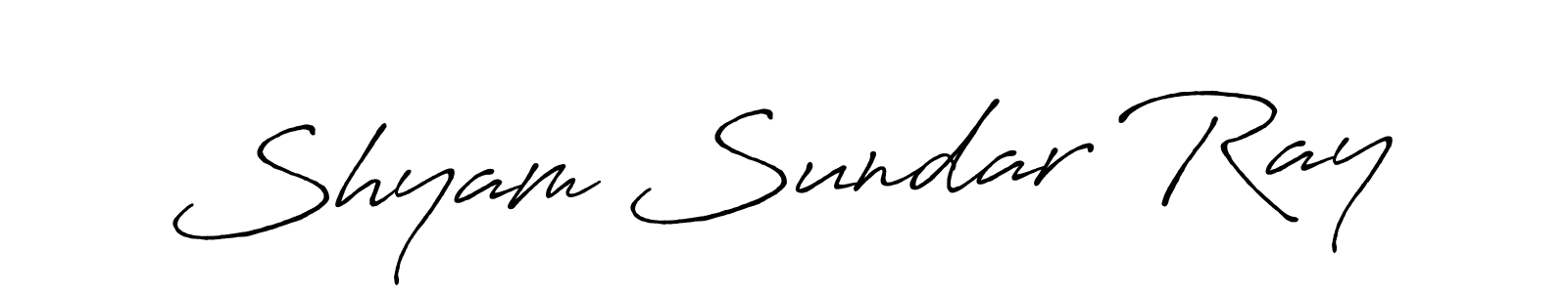 Make a short Shyam Sundar Ray signature style. Manage your documents anywhere anytime using Antro_Vectra_Bolder. Create and add eSignatures, submit forms, share and send files easily. Shyam Sundar Ray signature style 7 images and pictures png