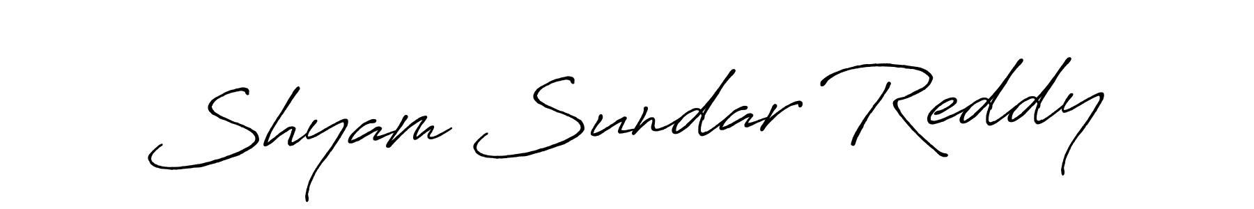 Also You can easily find your signature by using the search form. We will create Shyam Sundar Reddy name handwritten signature images for you free of cost using Antro_Vectra_Bolder sign style. Shyam Sundar Reddy signature style 7 images and pictures png