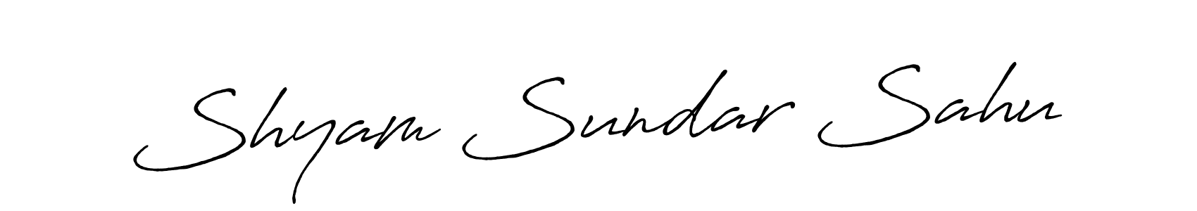 How to make Shyam Sundar Sahu signature? Antro_Vectra_Bolder is a professional autograph style. Create handwritten signature for Shyam Sundar Sahu name. Shyam Sundar Sahu signature style 7 images and pictures png