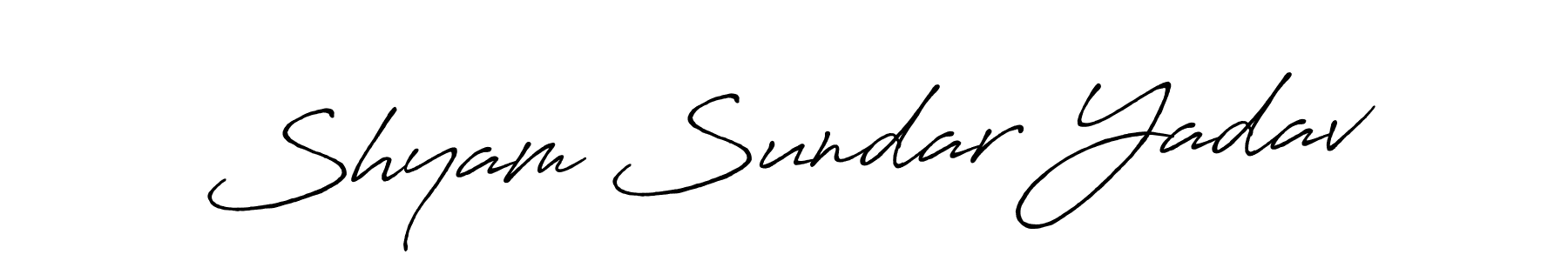 How to Draw Shyam Sundar Yadav signature style? Antro_Vectra_Bolder is a latest design signature styles for name Shyam Sundar Yadav. Shyam Sundar Yadav signature style 7 images and pictures png