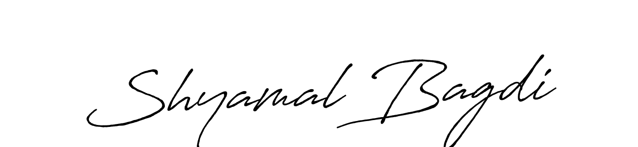 How to make Shyamal Bagdi signature? Antro_Vectra_Bolder is a professional autograph style. Create handwritten signature for Shyamal Bagdi name. Shyamal Bagdi signature style 7 images and pictures png