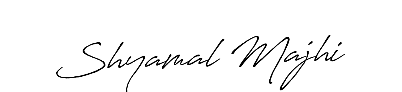 Make a beautiful signature design for name Shyamal Majhi. Use this online signature maker to create a handwritten signature for free. Shyamal Majhi signature style 7 images and pictures png