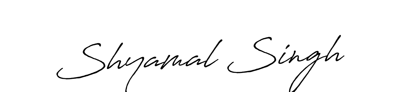 This is the best signature style for the Shyamal Singh name. Also you like these signature font (Antro_Vectra_Bolder). Mix name signature. Shyamal Singh signature style 7 images and pictures png