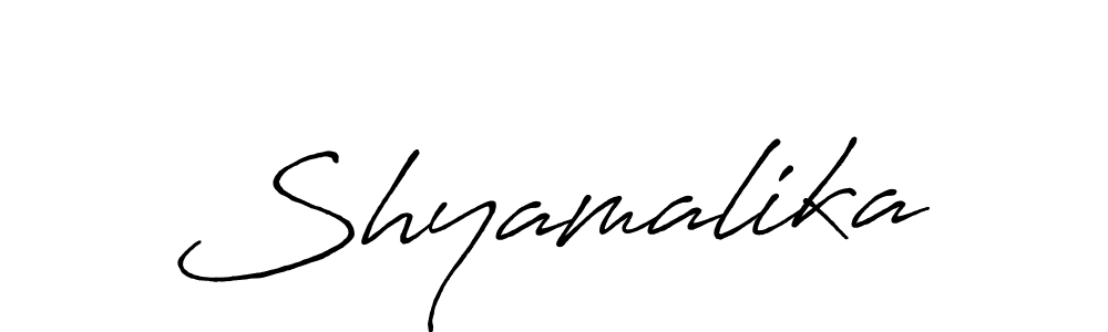 How to Draw Shyamalika signature style? Antro_Vectra_Bolder is a latest design signature styles for name Shyamalika. Shyamalika signature style 7 images and pictures png