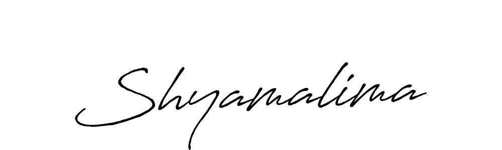 Make a beautiful signature design for name Shyamalima. With this signature (Antro_Vectra_Bolder) style, you can create a handwritten signature for free. Shyamalima signature style 7 images and pictures png