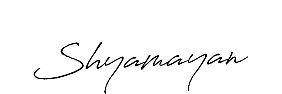 Make a beautiful signature design for name Shyamayan. Use this online signature maker to create a handwritten signature for free. Shyamayan signature style 7 images and pictures png