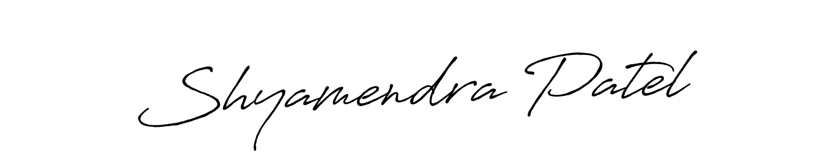 if you are searching for the best signature style for your name Shyamendra Patel. so please give up your signature search. here we have designed multiple signature styles  using Antro_Vectra_Bolder. Shyamendra Patel signature style 7 images and pictures png