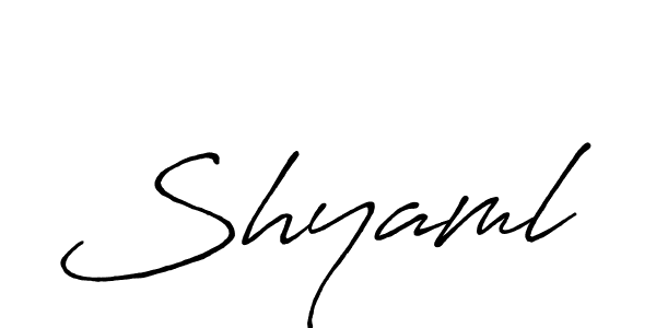 The best way (Antro_Vectra_Bolder) to make a short signature is to pick only two or three words in your name. The name Shyaml include a total of six letters. For converting this name. Shyaml signature style 7 images and pictures png