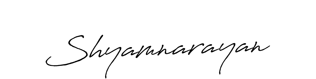 Also we have Shyamnarayan name is the best signature style. Create professional handwritten signature collection using Antro_Vectra_Bolder autograph style. Shyamnarayan signature style 7 images and pictures png