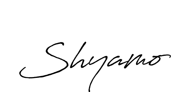 Antro_Vectra_Bolder is a professional signature style that is perfect for those who want to add a touch of class to their signature. It is also a great choice for those who want to make their signature more unique. Get Shyamo name to fancy signature for free. Shyamo signature style 7 images and pictures png