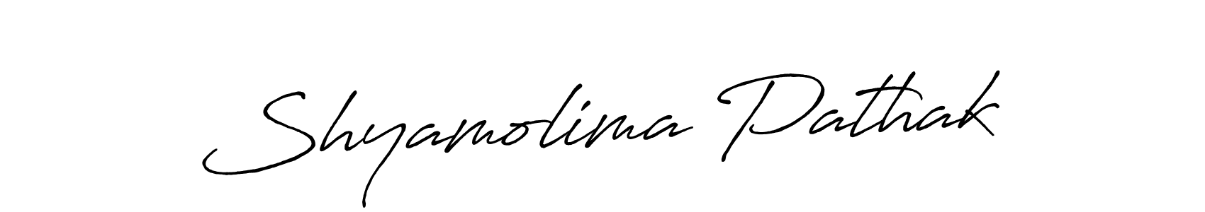 Also You can easily find your signature by using the search form. We will create Shyamolima Pathak name handwritten signature images for you free of cost using Antro_Vectra_Bolder sign style. Shyamolima Pathak signature style 7 images and pictures png