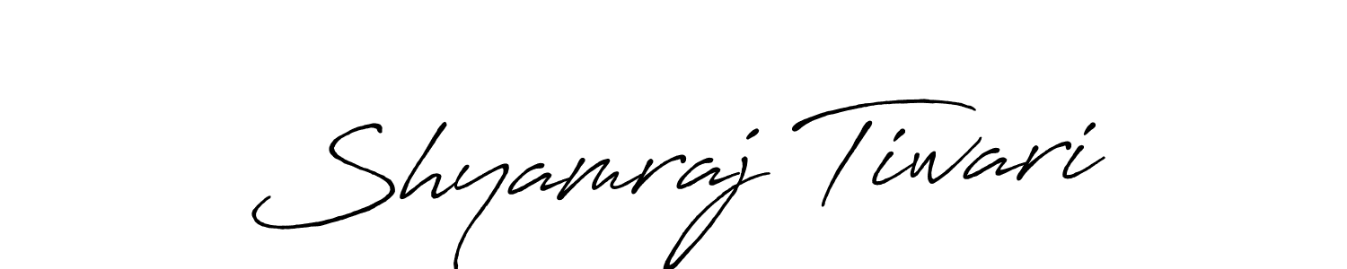 This is the best signature style for the Shyamraj Tiwari name. Also you like these signature font (Antro_Vectra_Bolder). Mix name signature. Shyamraj Tiwari signature style 7 images and pictures png