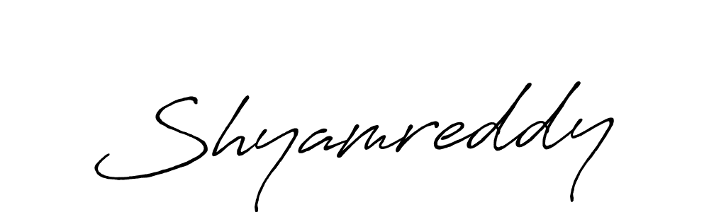 Design your own signature with our free online signature maker. With this signature software, you can create a handwritten (Antro_Vectra_Bolder) signature for name Shyamreddy. Shyamreddy signature style 7 images and pictures png