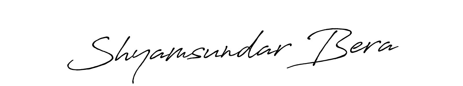 Make a short Shyamsundar Bera signature style. Manage your documents anywhere anytime using Antro_Vectra_Bolder. Create and add eSignatures, submit forms, share and send files easily. Shyamsundar Bera signature style 7 images and pictures png