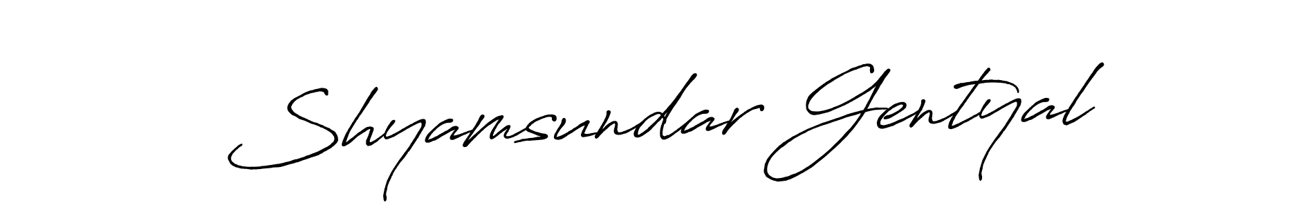 Once you've used our free online signature maker to create your best signature Antro_Vectra_Bolder style, it's time to enjoy all of the benefits that Shyamsundar Gentyal name signing documents. Shyamsundar Gentyal signature style 7 images and pictures png
