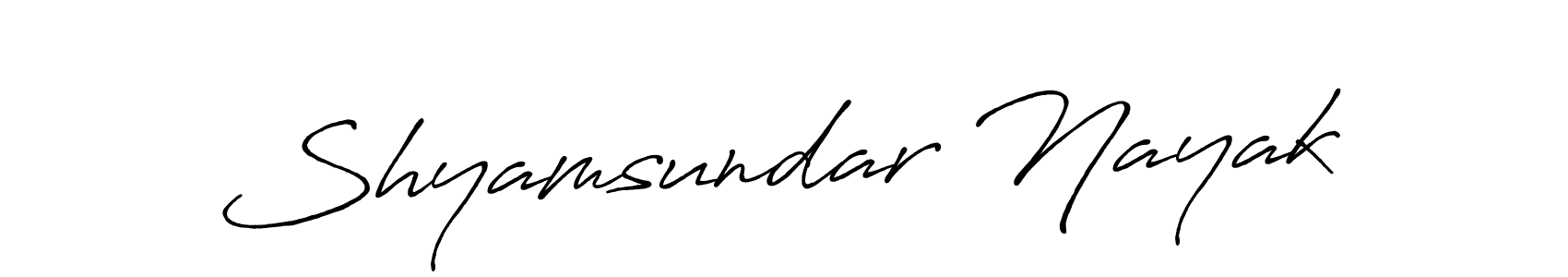 Antro_Vectra_Bolder is a professional signature style that is perfect for those who want to add a touch of class to their signature. It is also a great choice for those who want to make their signature more unique. Get Shyamsundar Nayak name to fancy signature for free. Shyamsundar Nayak signature style 7 images and pictures png