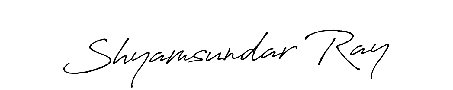 Also we have Shyamsundar Ray name is the best signature style. Create professional handwritten signature collection using Antro_Vectra_Bolder autograph style. Shyamsundar Ray signature style 7 images and pictures png