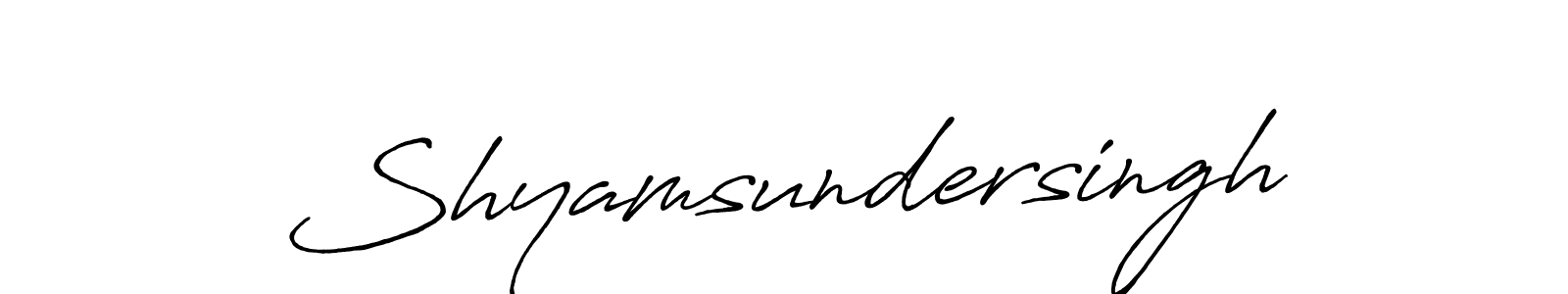 Make a short Shyamsundersingh signature style. Manage your documents anywhere anytime using Antro_Vectra_Bolder. Create and add eSignatures, submit forms, share and send files easily. Shyamsundersingh signature style 7 images and pictures png